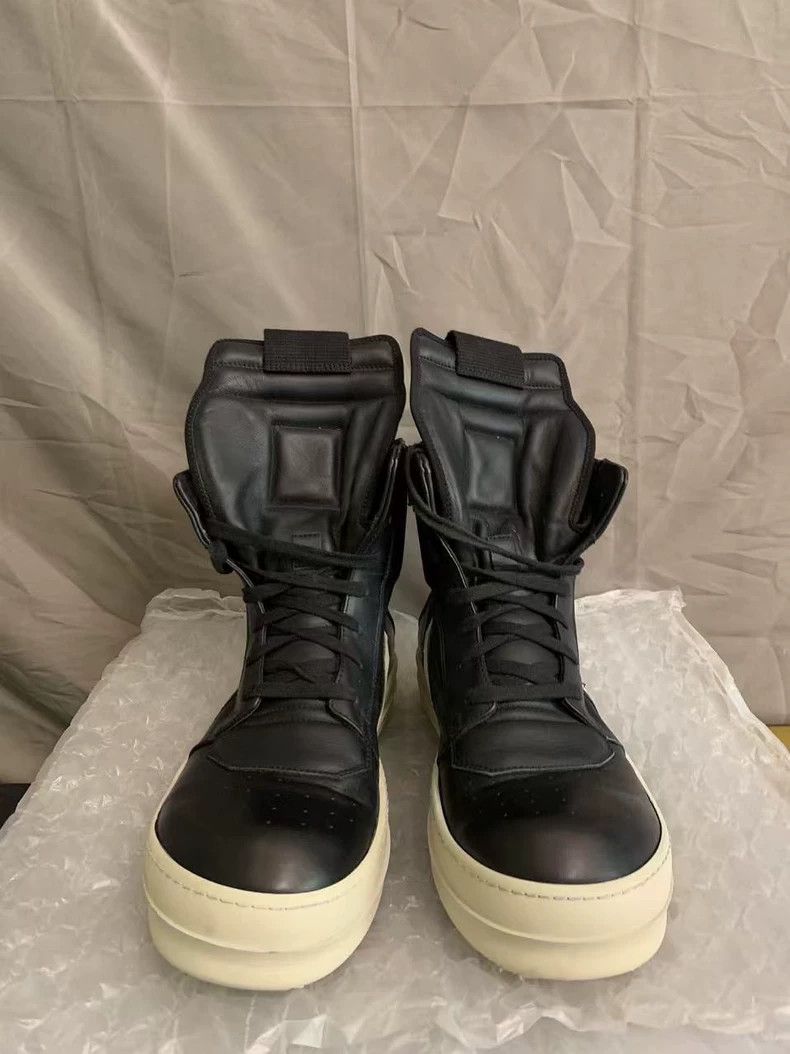 Rick Owens Rick Owens High-Top Leather Sneakers-yf Size US 10.5 / EU 43-44 - 3 Thumbnail