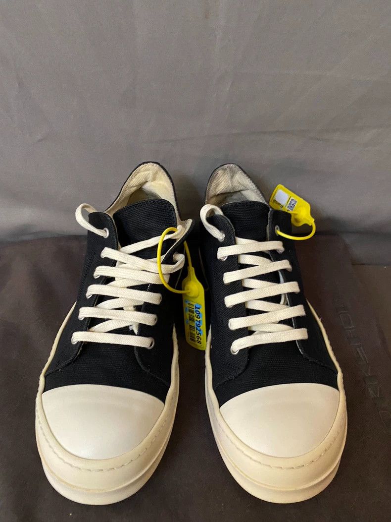Rick Owens Rick Owens Low-Top Canvas Sneakers-yf Size US 10.5 / EU 43-44 - 2 Thumbnail