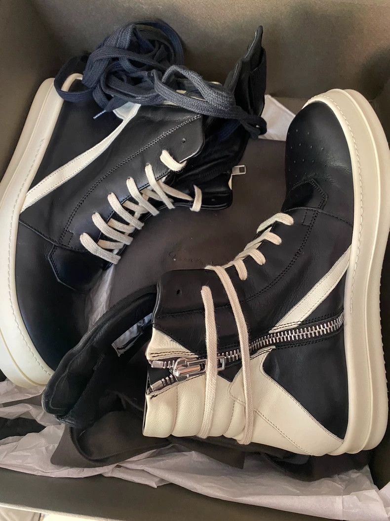 Rick Owens Rick Owens High-Top Leather Sneakers-yf Size US 10.5 / EU 43-44 - 8 Thumbnail