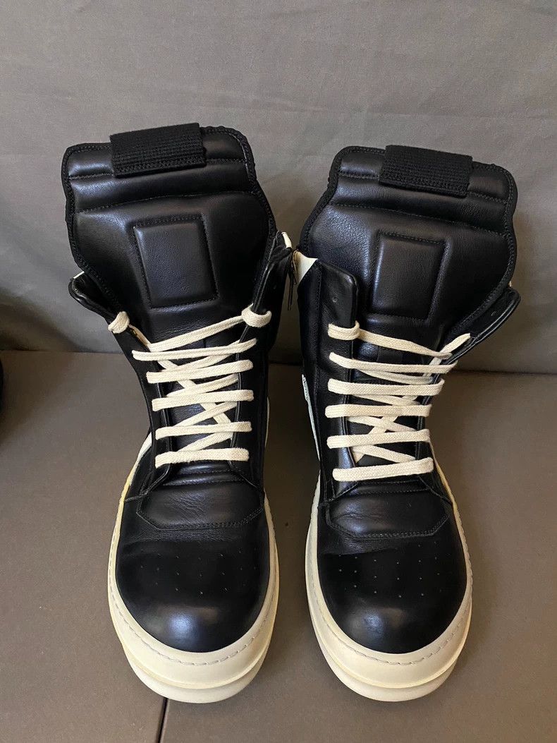 Rick Owens Rick Owens High-Top Leather Sneakers-yf Size US 8.5 / EU 41-42 - 2 Thumbnail