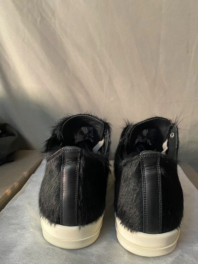 Rick Owens Rick Owens Horsehair Low-Top Sneakers-yf Size US 10.5 / EU 43-44 - 4 Thumbnail