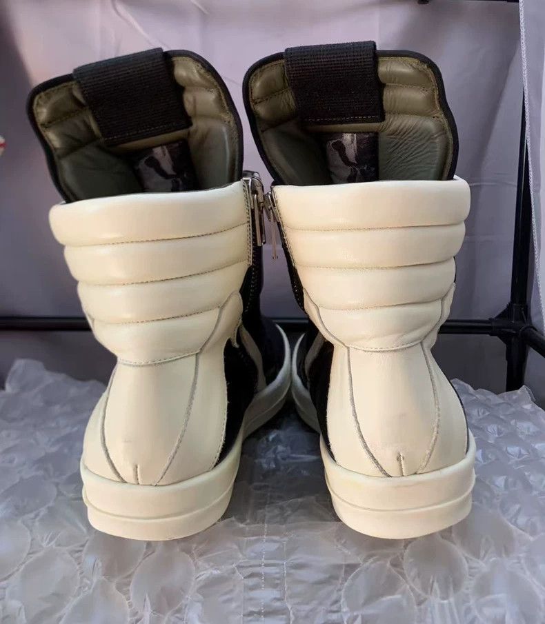 Rick Owens Rick Owens High-Top Leather Sneakers New-yf Size US 12.5 / EU 45-46 - 4 Thumbnail