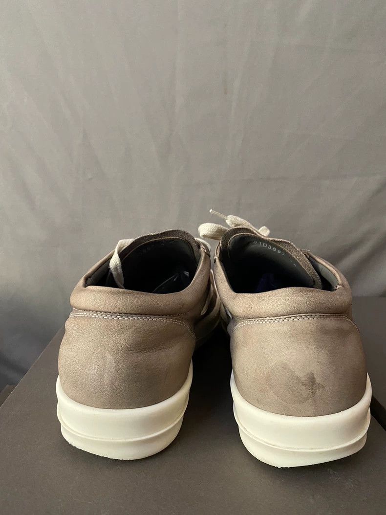Rick Owens Rick Owens Brown Leather Lowtop Sneakers-yf Size US 11.5 / EU 44-45 - 4 Thumbnail