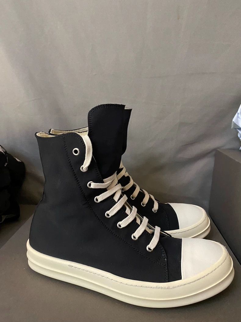 Rick Owens Rick Owens High-Top Canvas Sneakers-yf Size US 9.5 / EU 42-43 - 3 Thumbnail