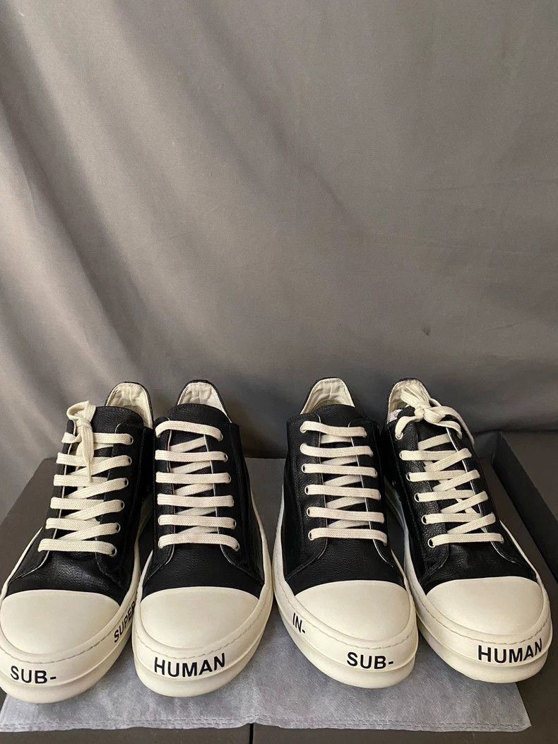 Rick Owens Rick Owens Low-Top Waxed Sneakers-yf Size US 10 / EU 43 - 6 Thumbnail