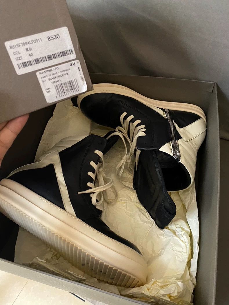 Rick Owens Rick Owens High-Top Leather Sneakers-yf Size US 9.5 / EU 42-43 - 7 Thumbnail