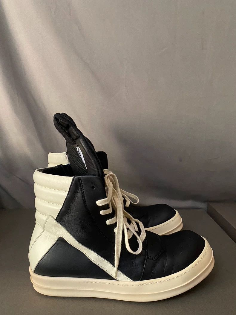 Rick Owens Rick Owens High-Top Leather Sneakers-yf Size US 9.5 / EU 42-43 - 3 Thumbnail