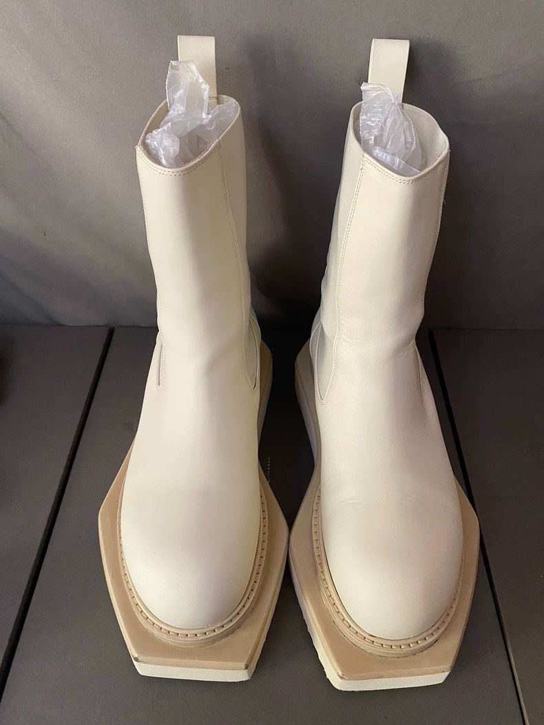 Rick Owens Rick Owens White Platform Boots-yf Size US 10.5 / EU 43-44 - 2 Thumbnail