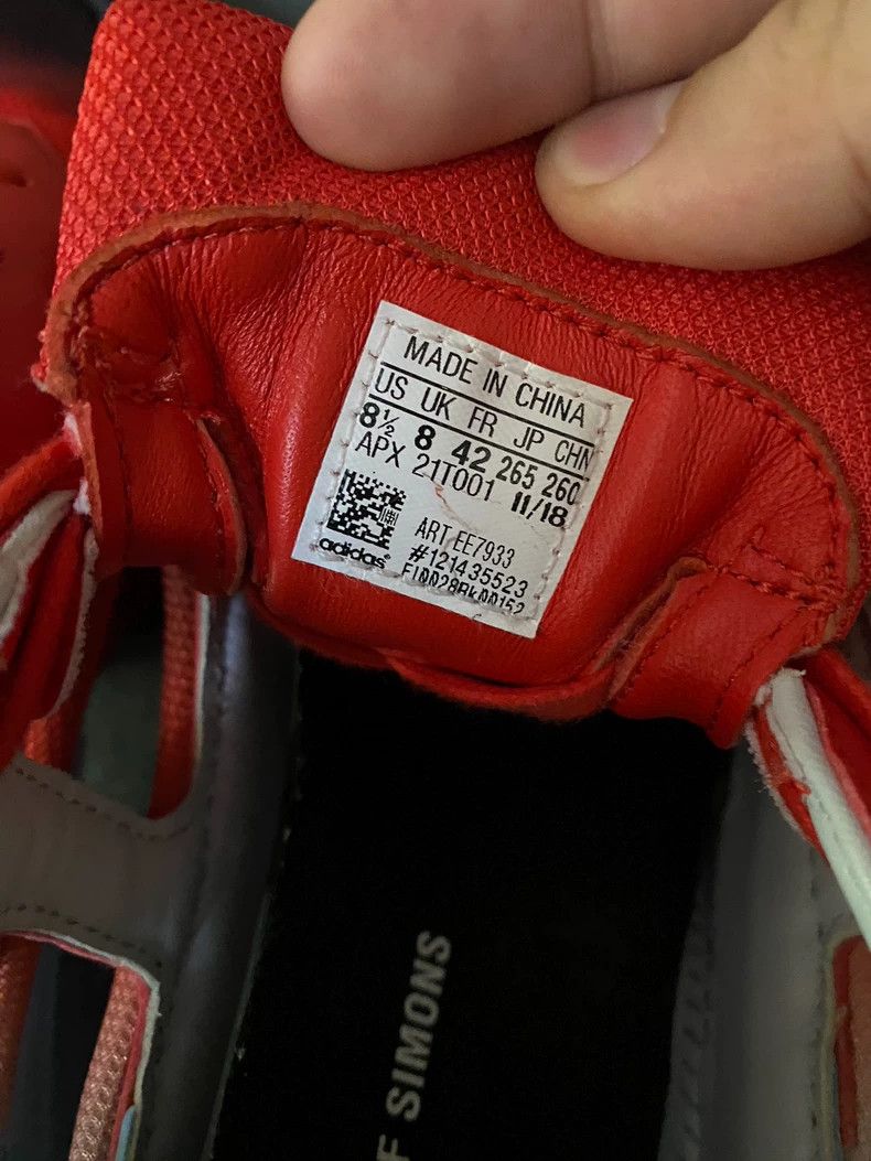 Raf Simons Raf Simons Ozweego Red Black Sneakers-yf Size US 9.5 / EU 42-43 - 5 Thumbnail