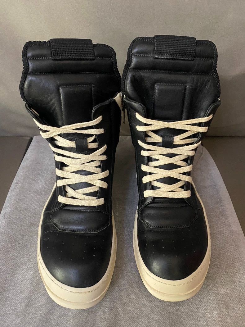 Rick Owens Rick Owens High-Top Leather Sneakers-yf Size US 9.5 / EU 42-43 - 2 Thumbnail