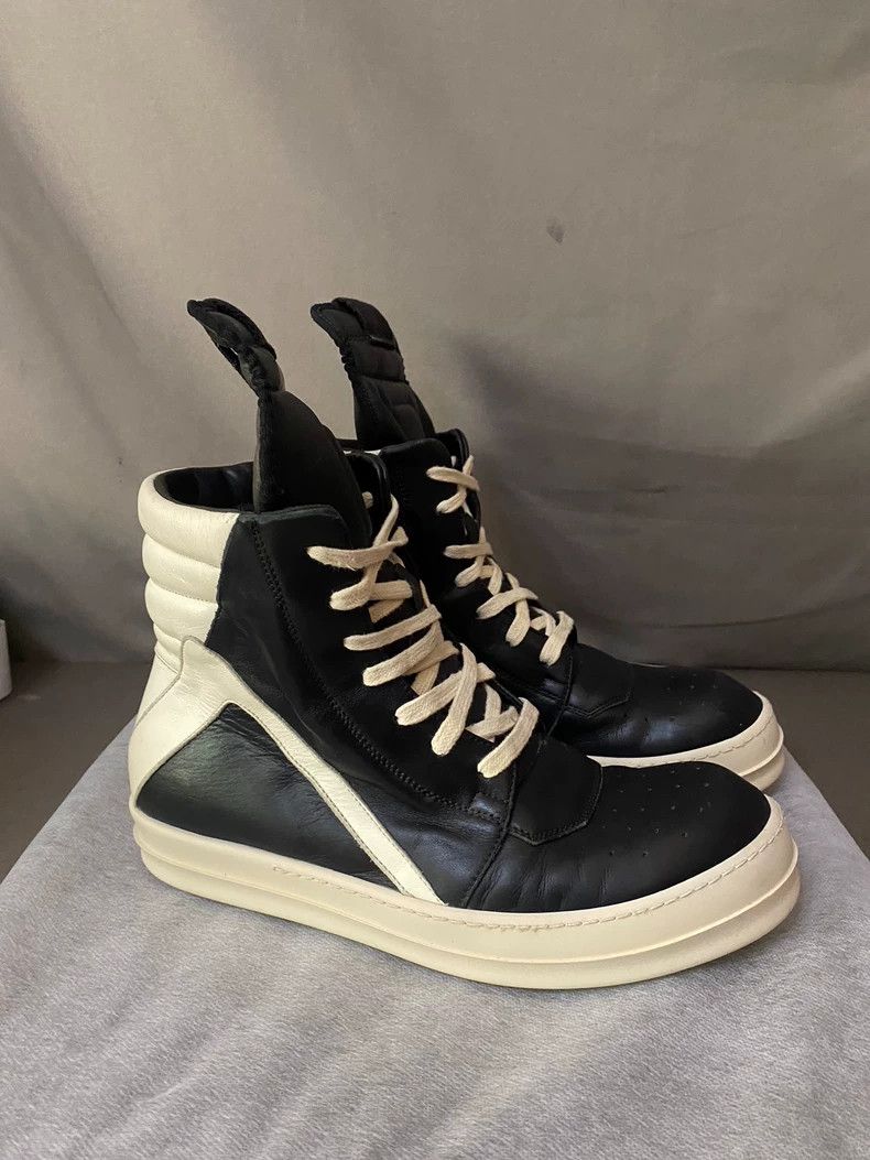 Rick Owens Rick Owens High-Top Leather Sneakers-yf Size US 9.5 / EU 42-43 - 3 Thumbnail
