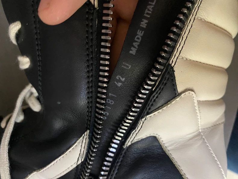 Rick Owens Rick Owens High-Top Leather Sneakers-yf Size US 10.5 / EU 43-44 - 6 Thumbnail