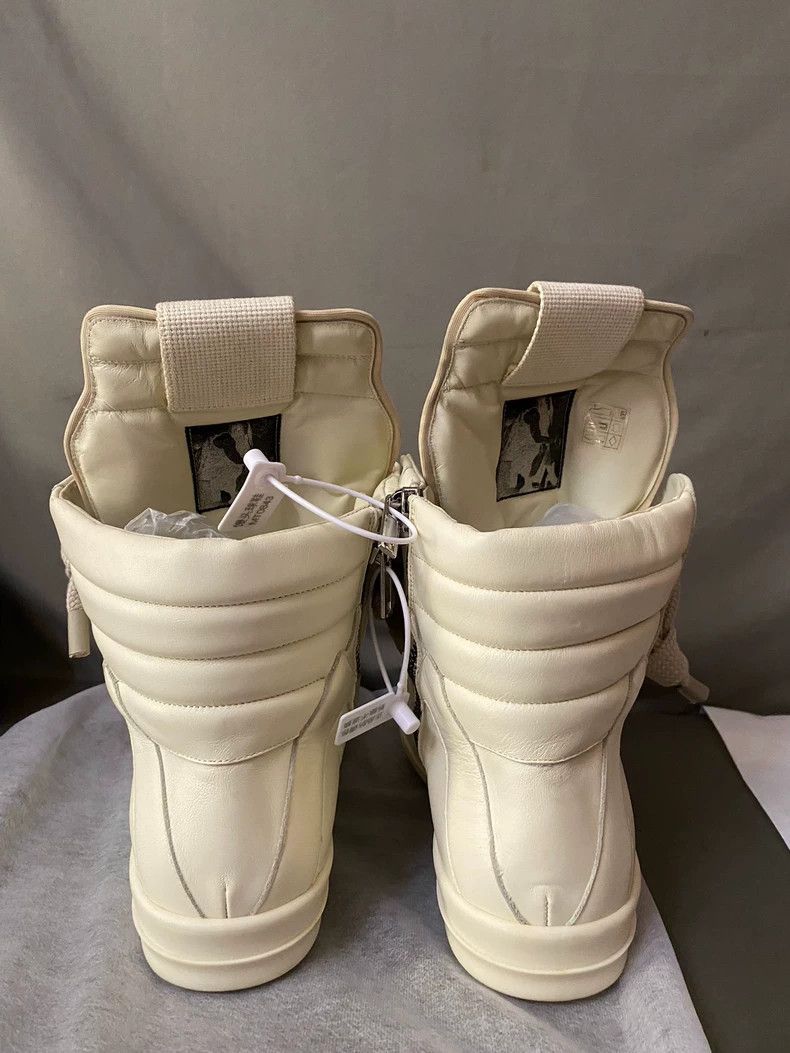 Rick Owens Rick Owens White High-Top Sneakers-yf Size US 11.5 / EU 44-45 - 4 Thumbnail