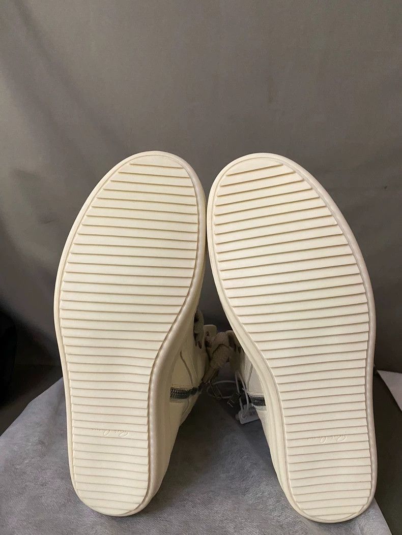 Rick Owens Rick Owens White High-Top Sneakers-yf Size US 11.5 / EU 44-45 - 6 Thumbnail