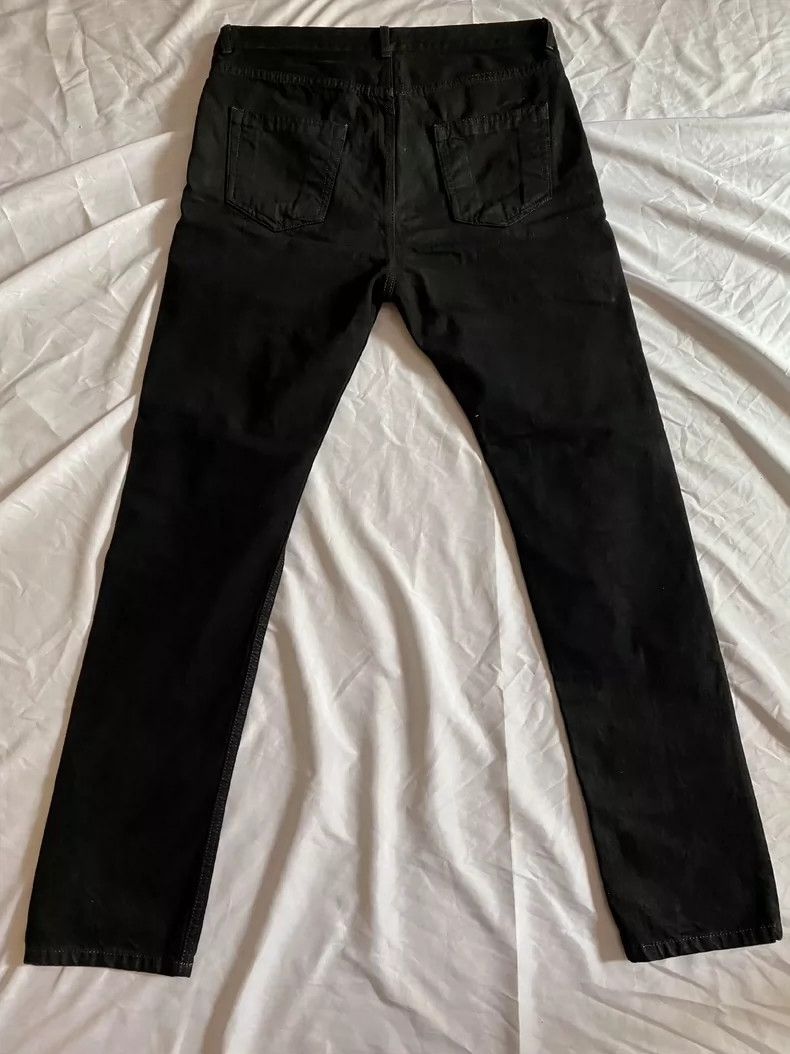 Rick Owens Rick Owens Black Waxed Casual Pants-yf Size US 33 - 2 Thumbnail