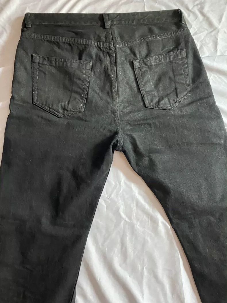 Rick Owens Rick Owens Black Waxed Casual Pants-yf Size US 33 - 3 Thumbnail