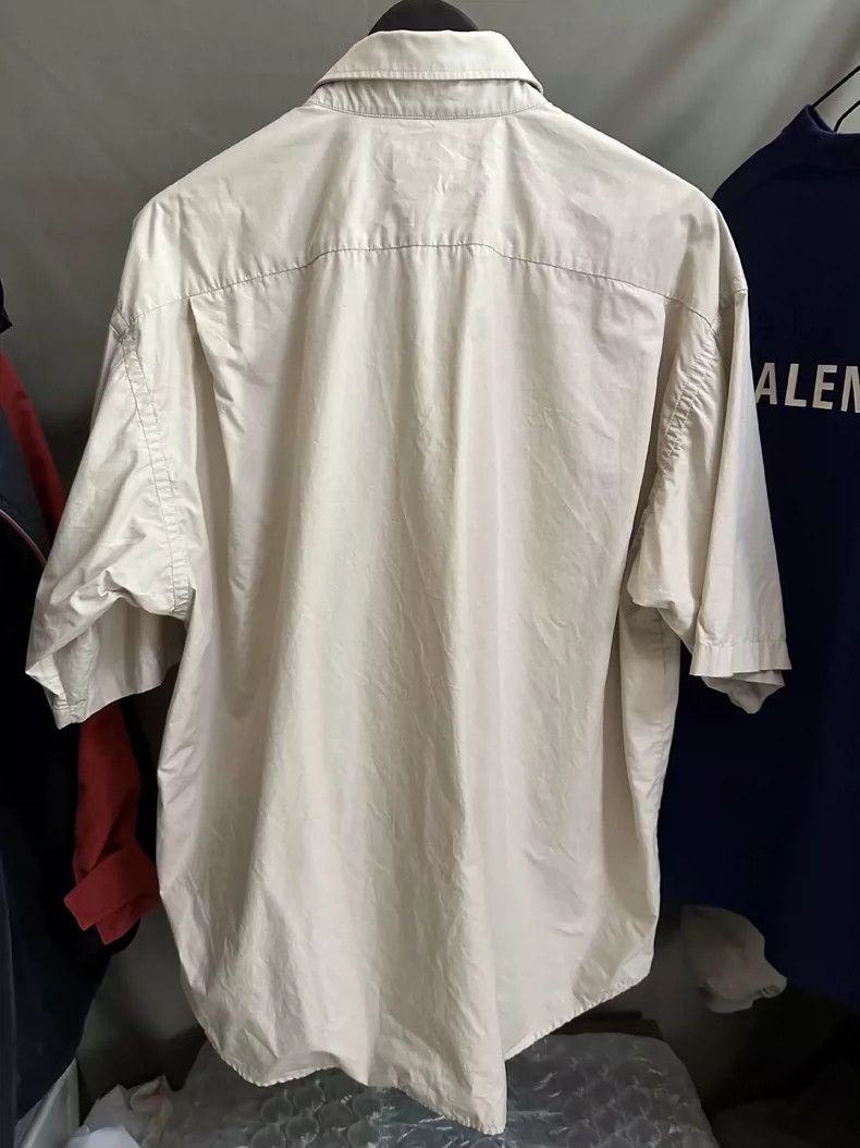 Balenciaga Balenciaga Paris Wave Print Short Sleeve Shirt-yf Size US XS / EU 42 / 0 - 2 Thumbnail