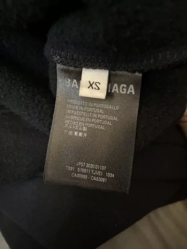 Balenciaga Balenciaga Football Embroidery Hoodie-yf Size US XS / EU 42 / 0 - 5 Thumbnail