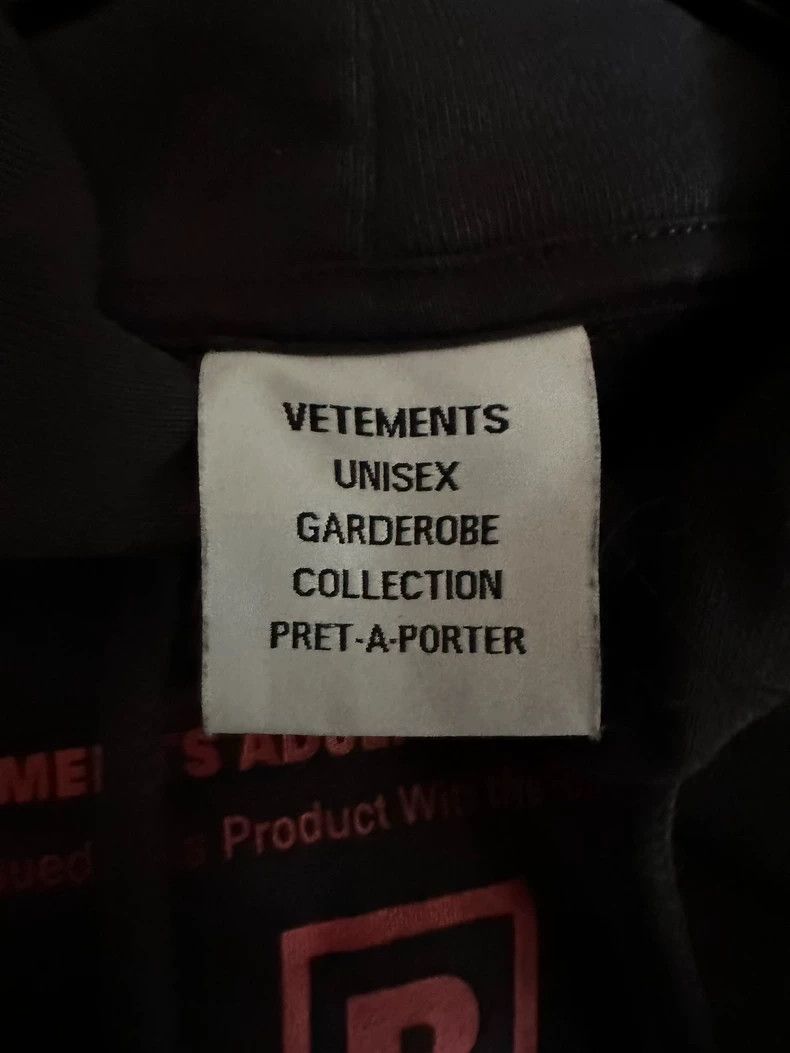 Vetements Patchwork Graphic Hoodie-yf
