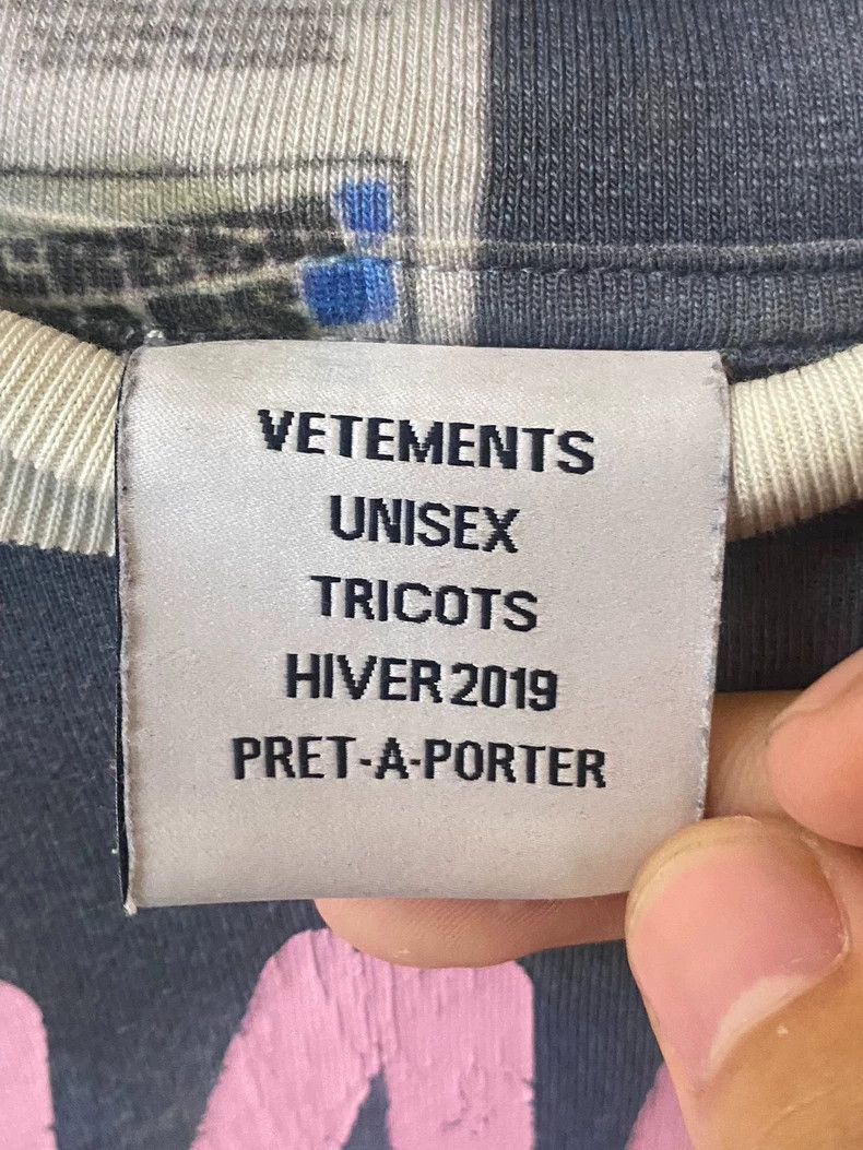Vetements Vetements 18FW 3D Print Long Sleeve Shirt-yf Size US S / EU 44-46 / 1 - 6 Thumbnail