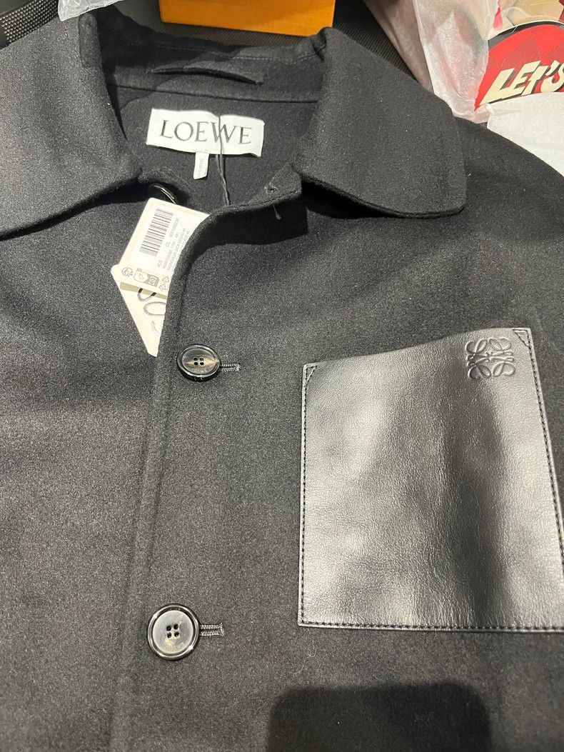Loewe Loewe New Black Wool Coat with Tags - dmc Size US XL / EU 56 / 4 - 2 Thumbnail