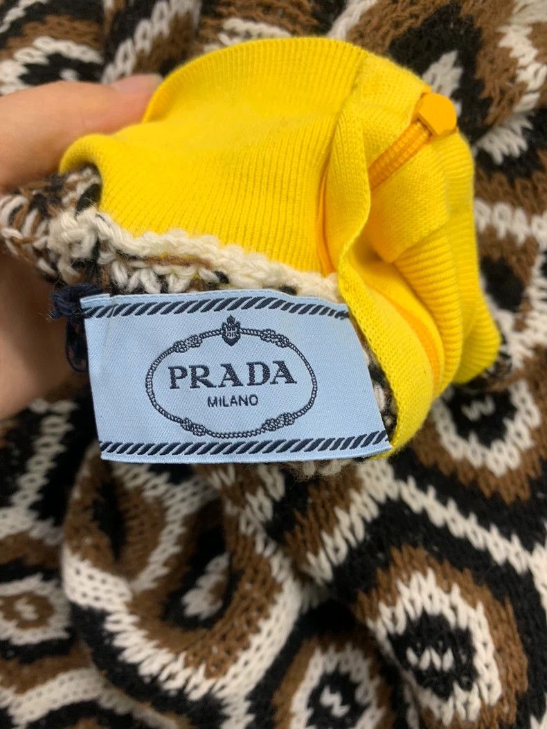 Prada Prada Geometric Pattern Turtleneck Sweater - dmc Size US M / EU 48-50 / 2 - 4 Thumbnail