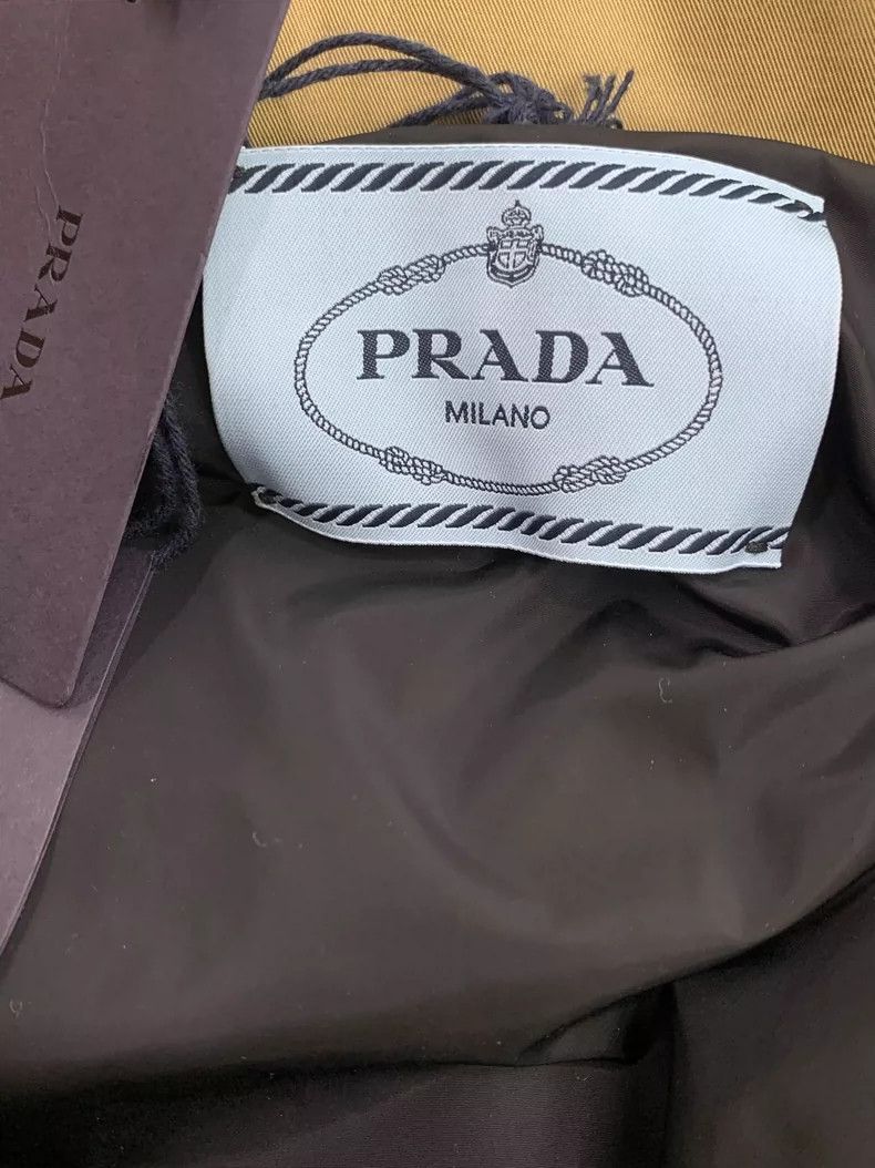 Prada Prada Khaki Triangle Logo Short Jacket - dmc Size US M / EU 48-50 / 2 - 4 Thumbnail