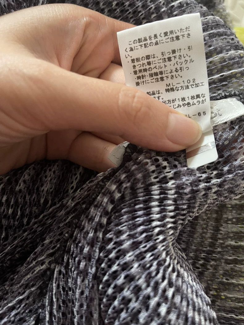Issey Miyake Issey Miyake PP Striped Top with Shawl - dmc Size US M / EU 48-50 / 2 - 9 Thumbnail