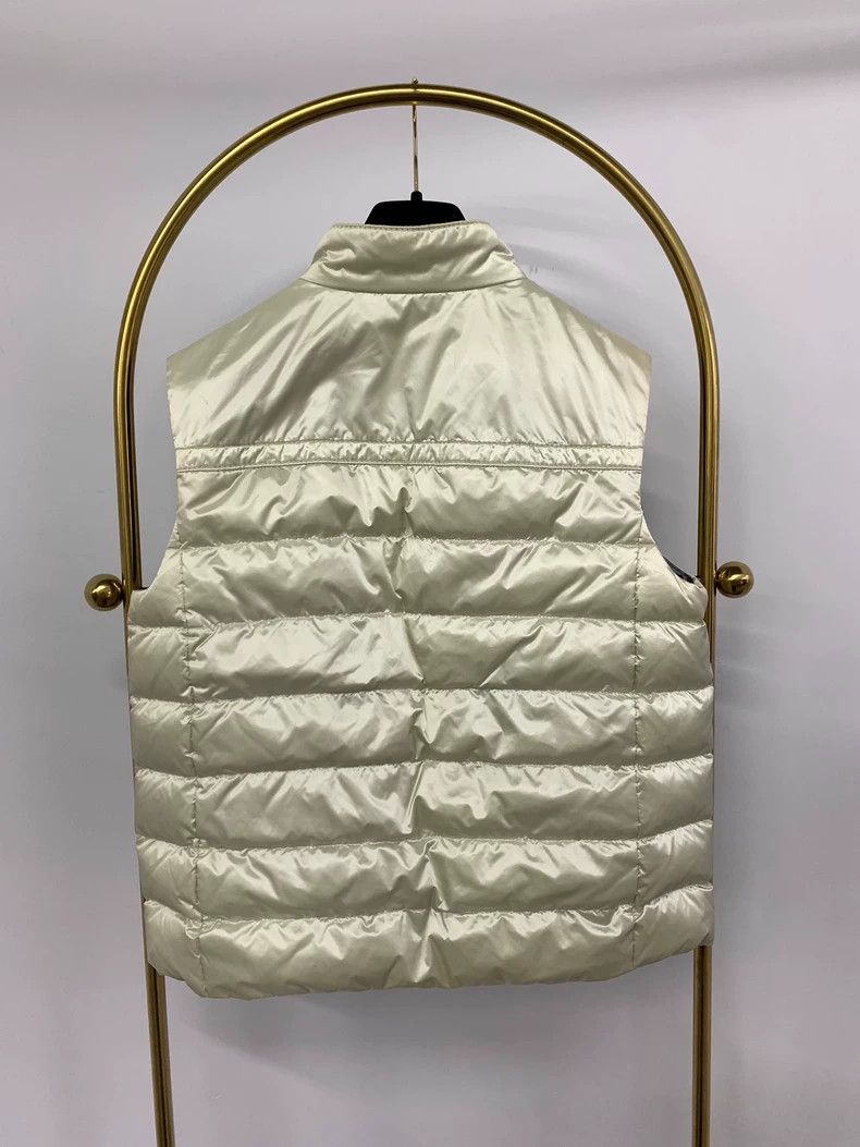 Prada Prada Triangle Logo Striped Down Vest - dmc Size US M / EU 48-50 / 2 - 3 Thumbnail