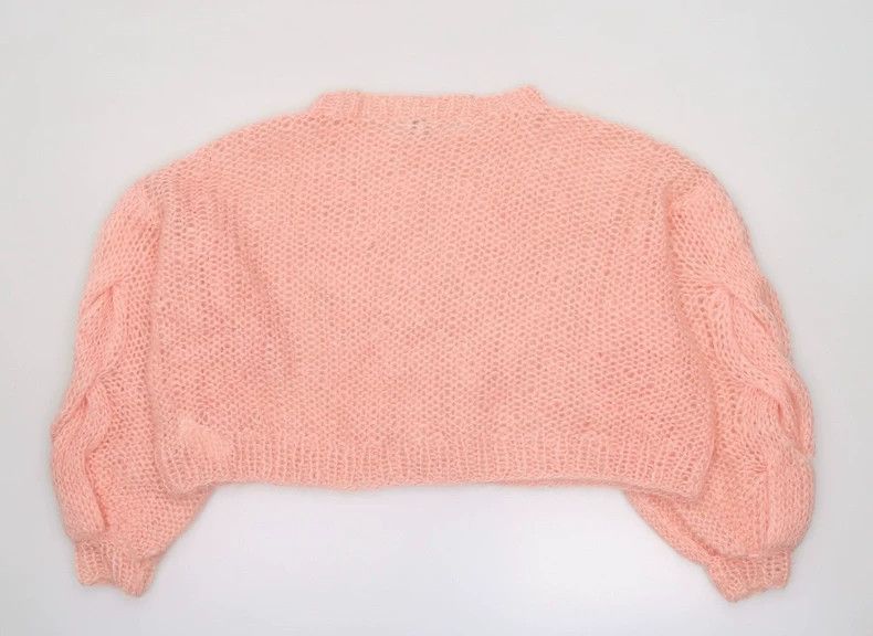 Loewe LOEWE Pink Cable Knit Sweater - dmc Size US XS / EU 42 / 0 - 2 Thumbnail