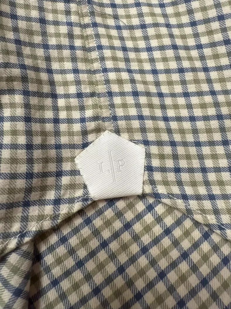 Loro Piana Loro Piana Men's Checked Long-Sleeve Shirt - dmc Size US L / EU 52-54 / 3 - 4 Thumbnail