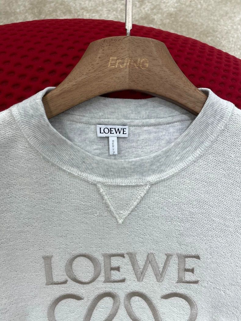 Loewe Loewe Gray Logo Embroidered Sweatshirt - dmc Size US XS / EU 42 / 0 - 6 Thumbnail
