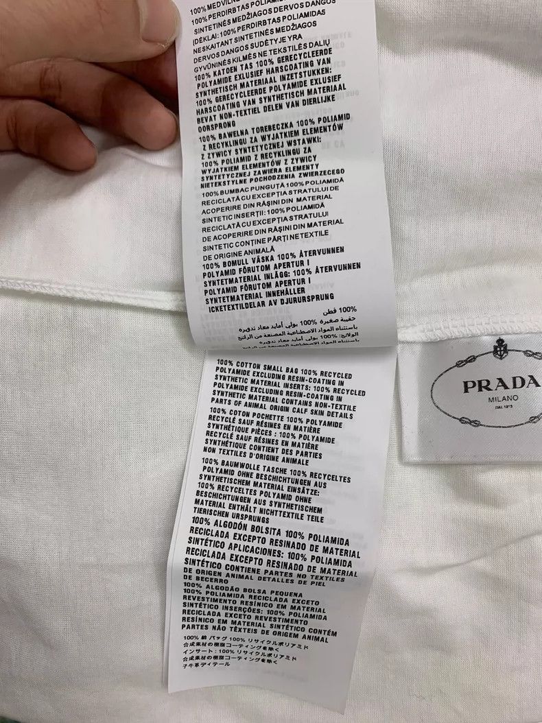 Prada Prada White Short Sleeve T-shirt - dmc Size US S / EU 44-46 / 1 - 6 Thumbnail
