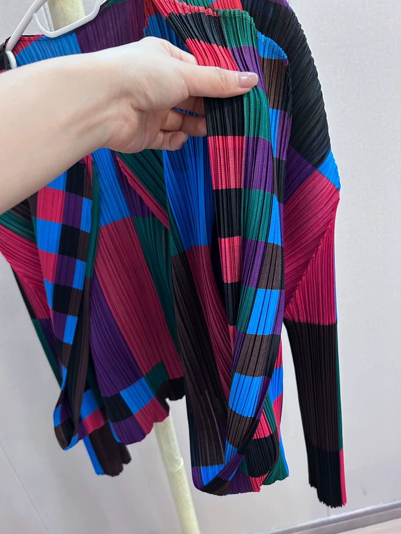 Issey Miyake Issey Miyake Pleated Mosaic Jacket - dmc Size US M / EU 48-50 / 2 - 5 Thumbnail