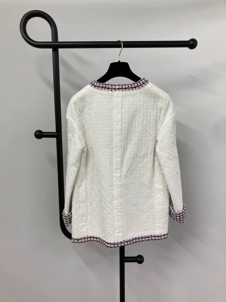 Chanel Chanel 2019 Tweed Trim Denim Jacket - dmc Size US XS / EU 42 / 0 - 2 Thumbnail