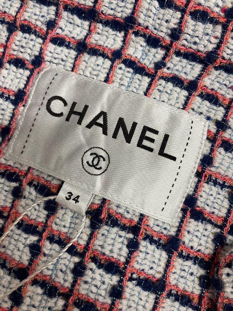 Chanel Chanel 2019 Tweed Trim Denim Jacket - dmc Size US XS / EU 42 / 0 - 4 Thumbnail