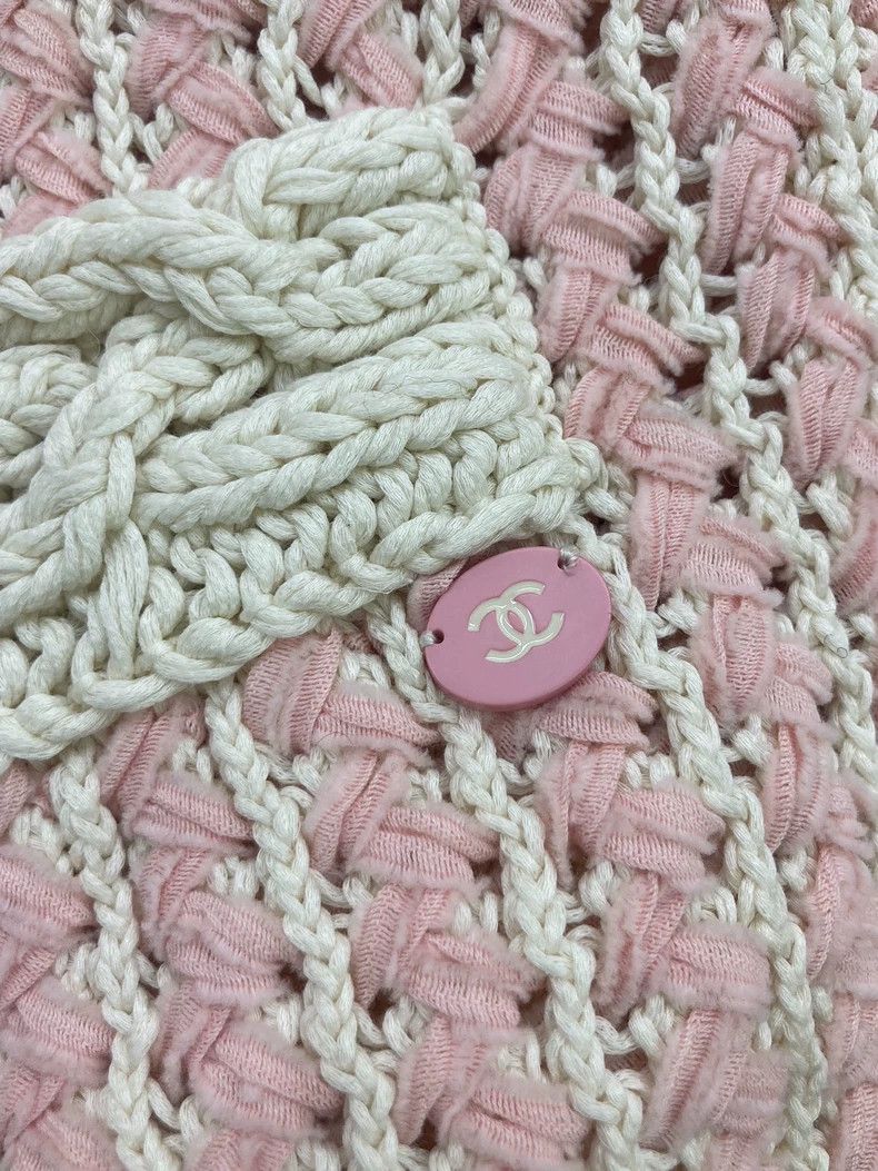 Chanel Chanel Pink Knit Cardigan - dmc Size US S / EU 44-46 / 1 - 5 Thumbnail