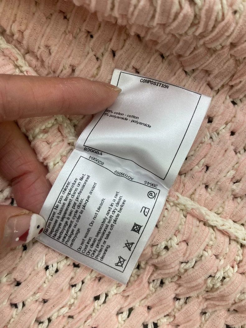 Chanel Chanel Pink Knit Cardigan - dmc Size US S / EU 44-46 / 1 - 7 Thumbnail