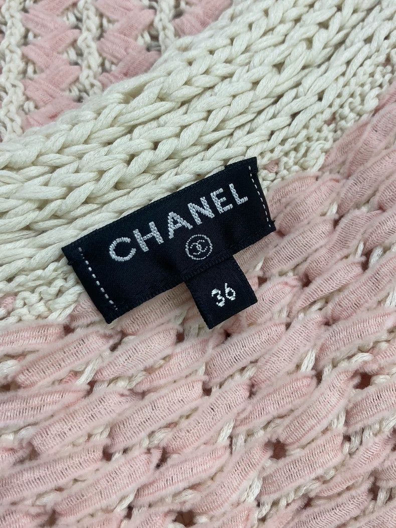 Chanel Chanel Pink Knit Cardigan - dmc Size US S / EU 44-46 / 1 - 4 Thumbnail