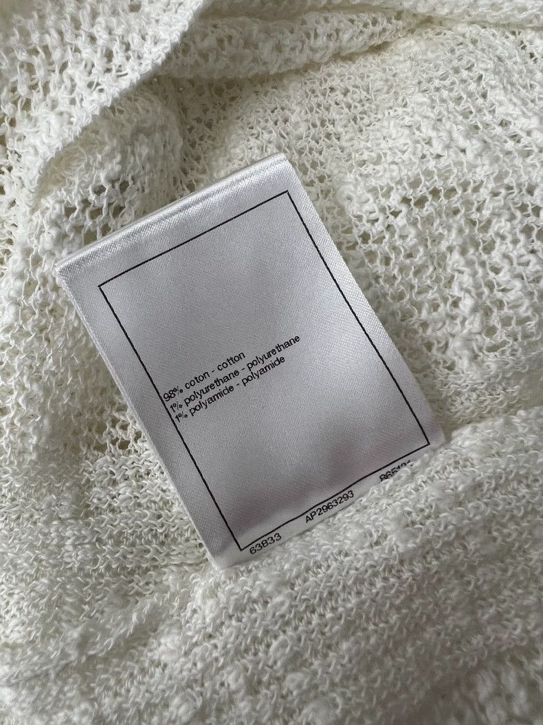 Chanel Chanel Coco Beach White Knit Vest - dmc Size US S / EU 44-46 / 1 - 7 Thumbnail