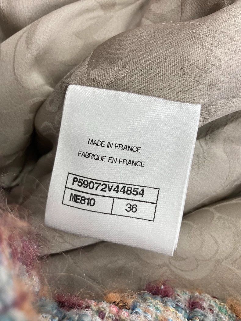 Chanel Chanel Tweed Collar Jacket Multi-color - dmc Size US S / EU 44-46 / 1 - 6 Thumbnail