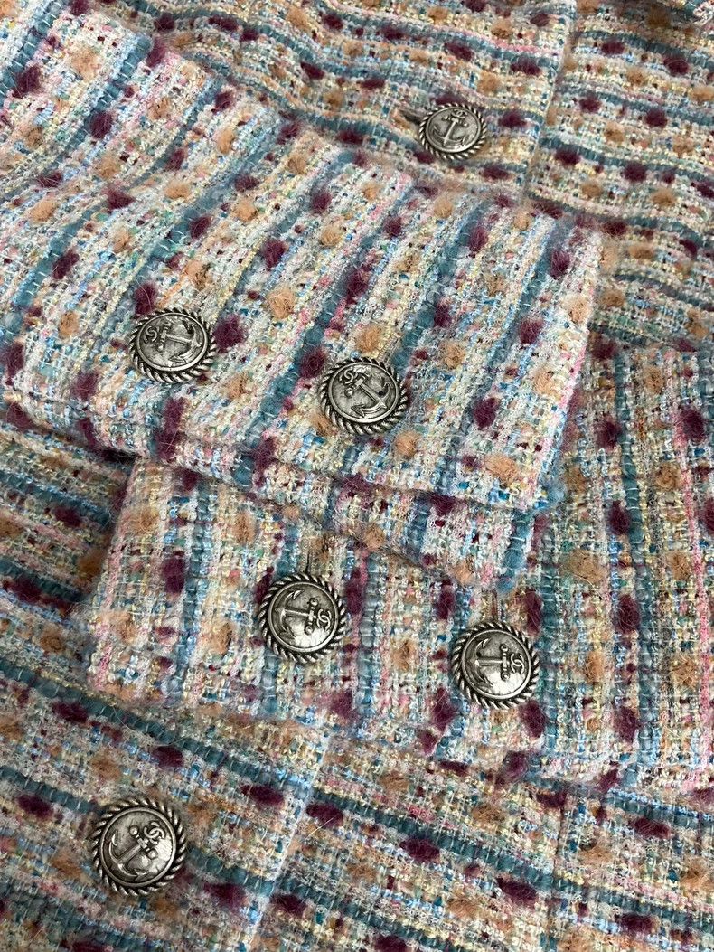 Chanel Chanel Tweed Collar Jacket Multi-color - dmc Size US S / EU 44-46 / 1 - 4 Thumbnail