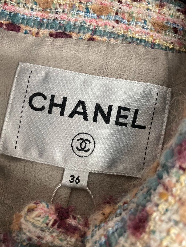 Chanel Chanel Tweed Collar Jacket Multi-color - dmc Size US S / EU 44-46 / 1 - 5 Thumbnail