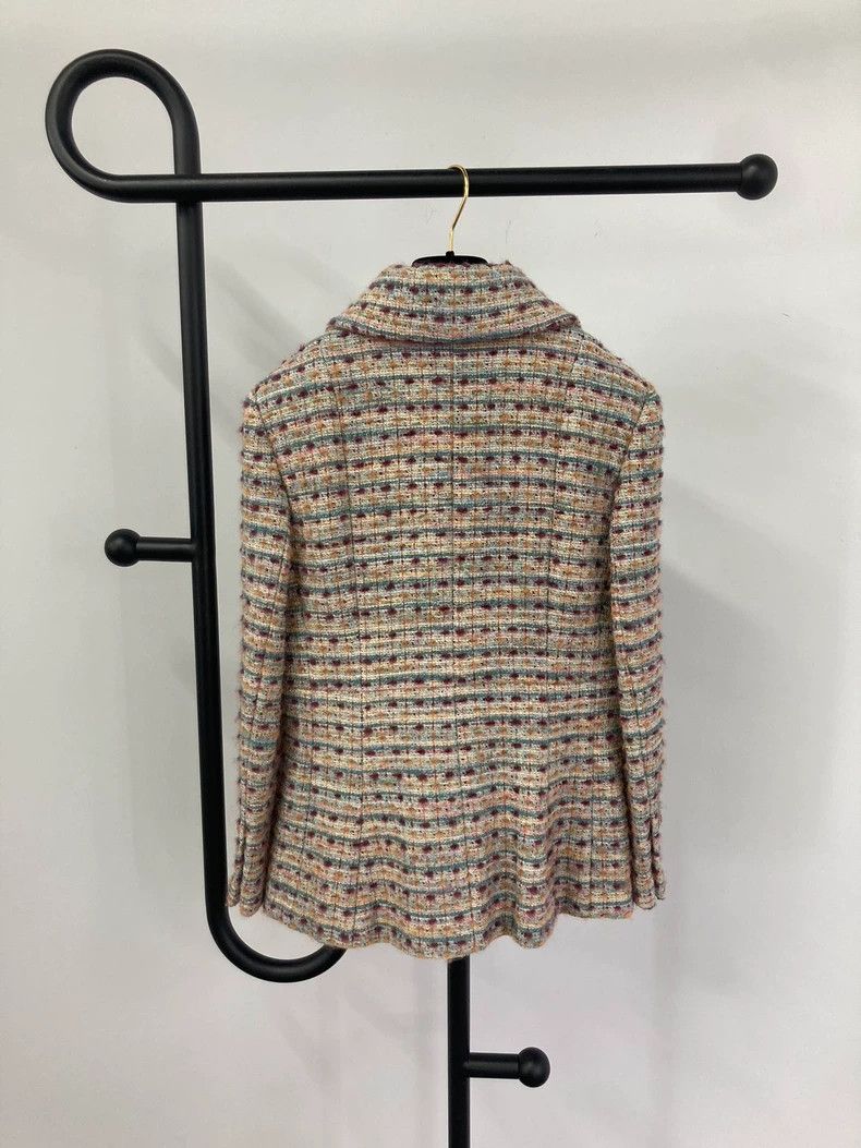 Chanel Chanel Tweed Collar Jacket Multi-color - dmc Size US S / EU 44-46 / 1 - 2 Thumbnail