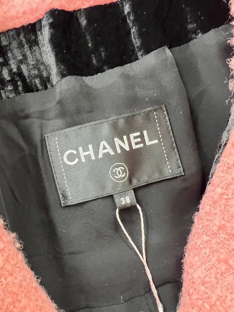 Chanel Chanel 22B Black Velvet Long Jacket - dmc Size US M / EU 48-50 / 2 - 4 Thumbnail