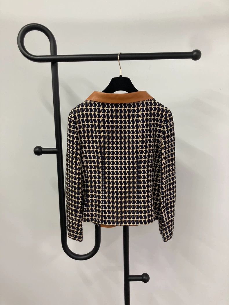 Chanel Chanel Vintage Houndstooth Collar Jacket - dmc Size US M / EU 48-50 / 2 - 4 Thumbnail