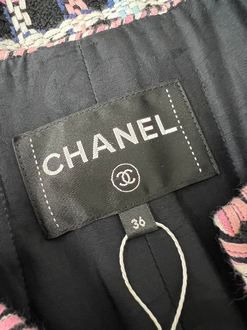 Chanel Chanel Colorful Tweed Check Jacket - dmc Size US S / EU 44-46 / 1 - 5 Thumbnail