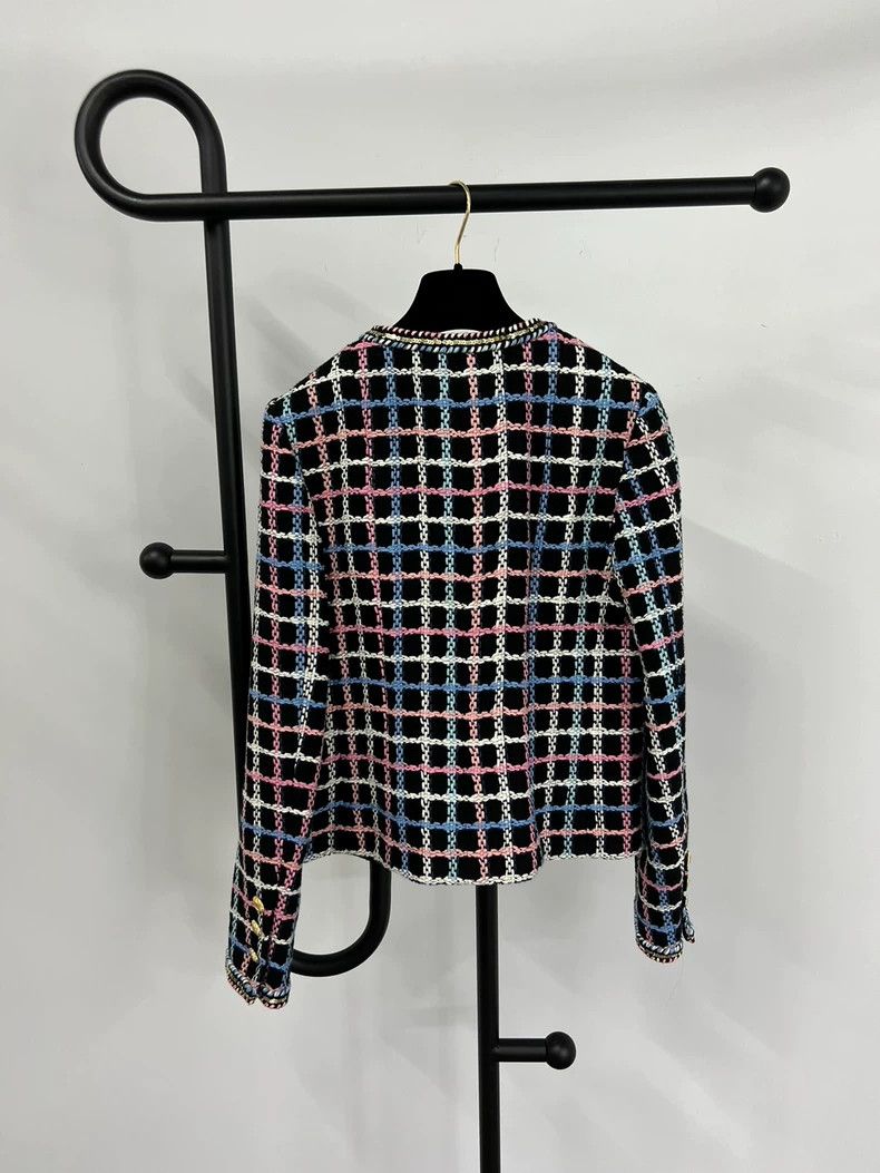 Chanel Chanel Colorful Tweed Check Jacket - dmc Size US S / EU 44-46 / 1 - 2 Thumbnail