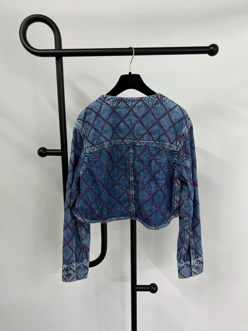 Chanel Chanel 22M Coco Beach Denim Jacket - dmc Size US M / EU 48-50 / 2 - 2 Thumbnail