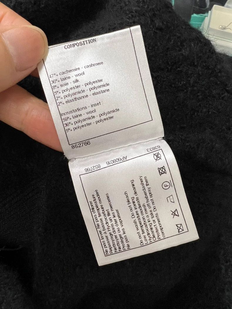 Chanel Chanel Black Snowflake Strapless Top - dmc Size US M / EU 48-50 / 2 - 5 Thumbnail